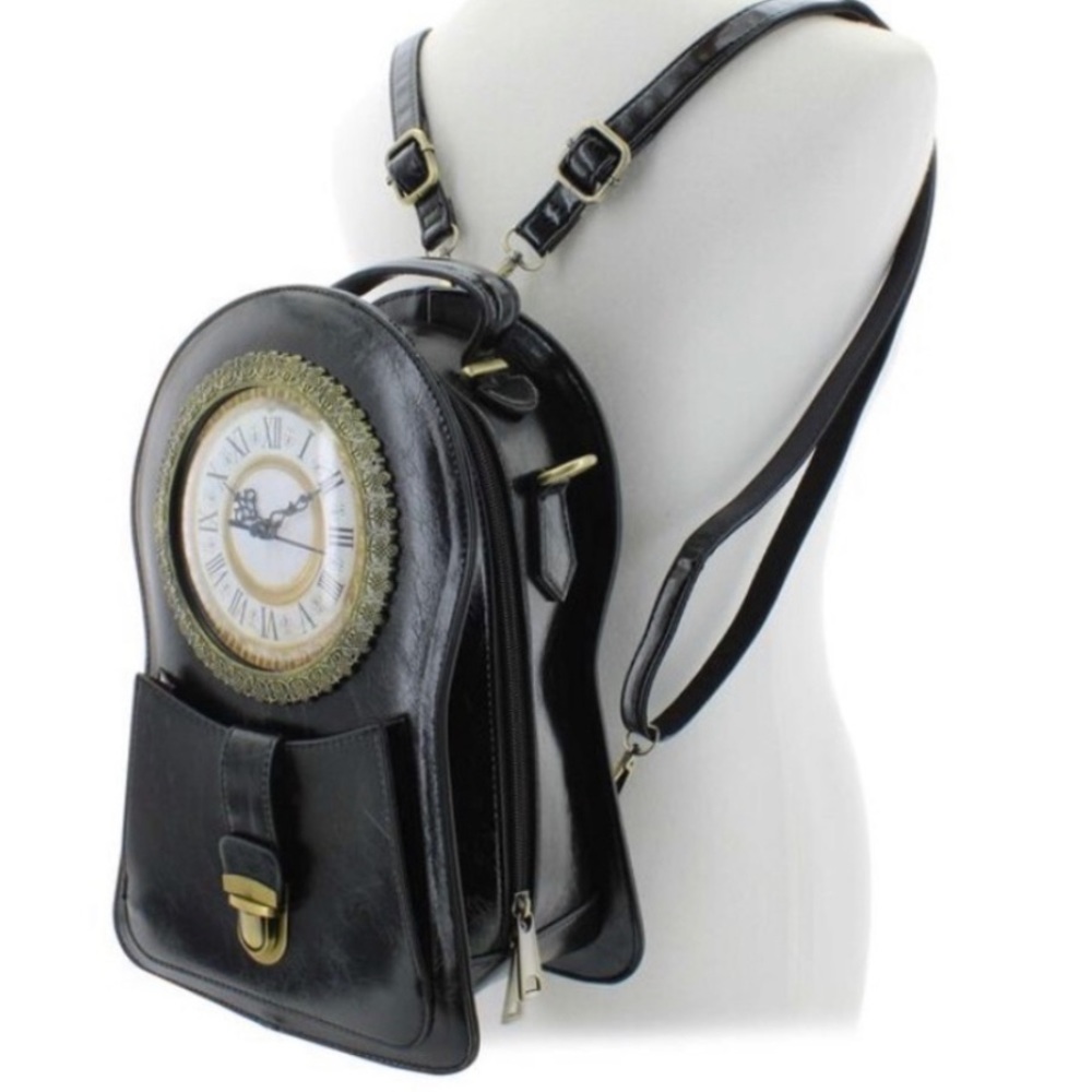 Vegan Grandfather Clock Backpack